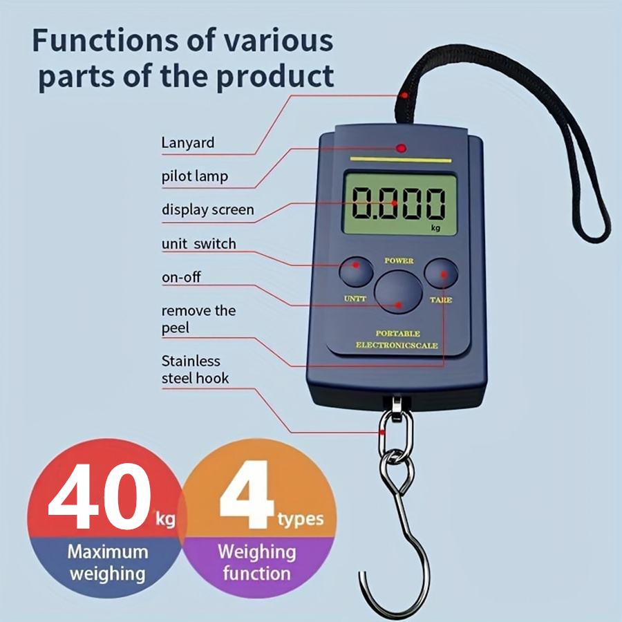 Electronics Repair And Maintenance - 40kg multifunctionele mini elektronische digitale draagbare