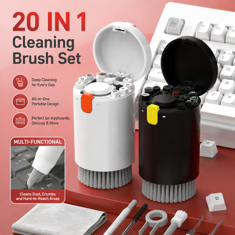 Electronics Repair And Maintenance - Direct leverbaar: 20-in-1 toetsenbordreinigingsset, professioneel en