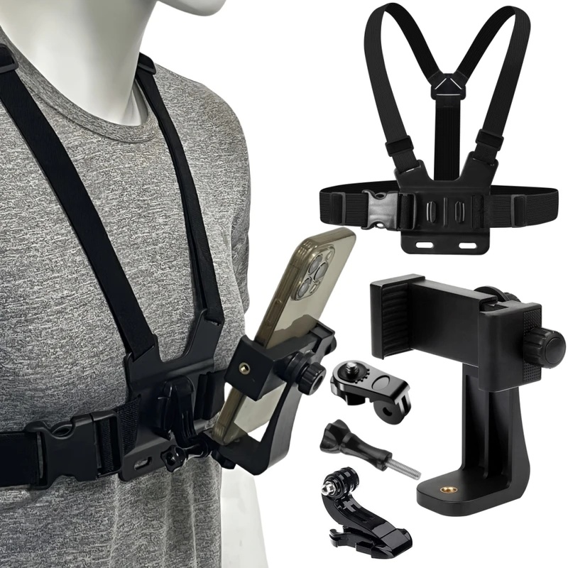 Gopro Action Camera Hero 13 Black - Telefoonborstbandhouder voor iPhone 14, houder voor
