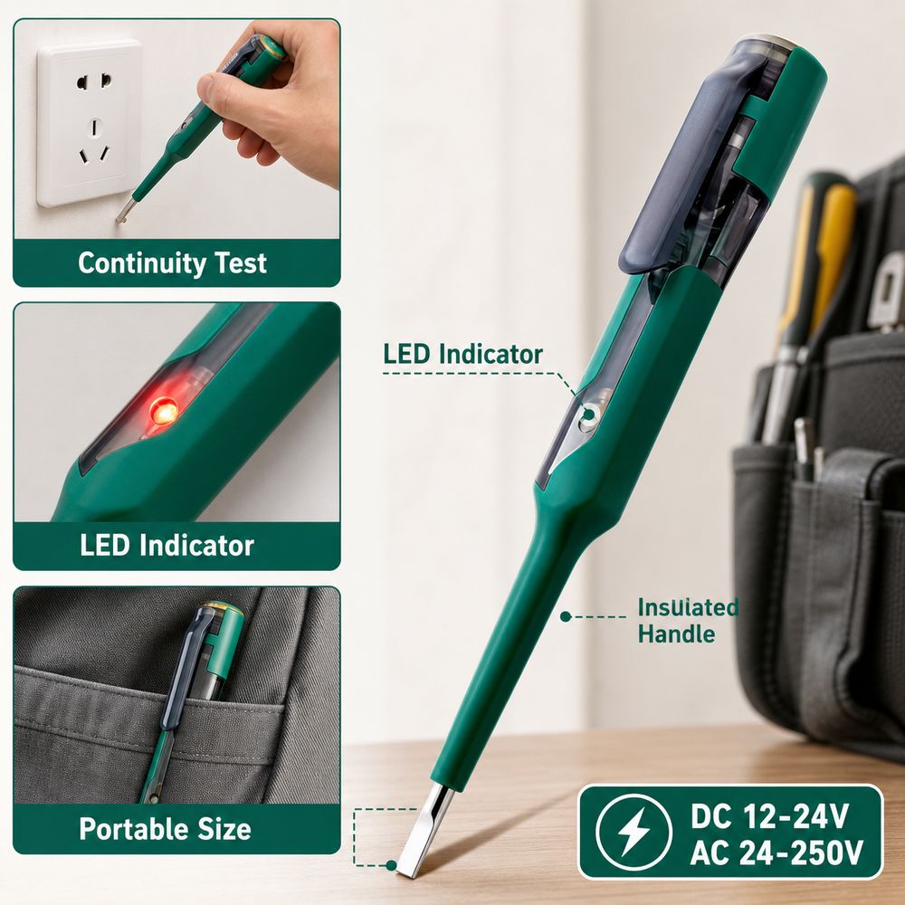 LED-indicatoren Spanningsteste - Circuit Test Pencil recensie en prijs