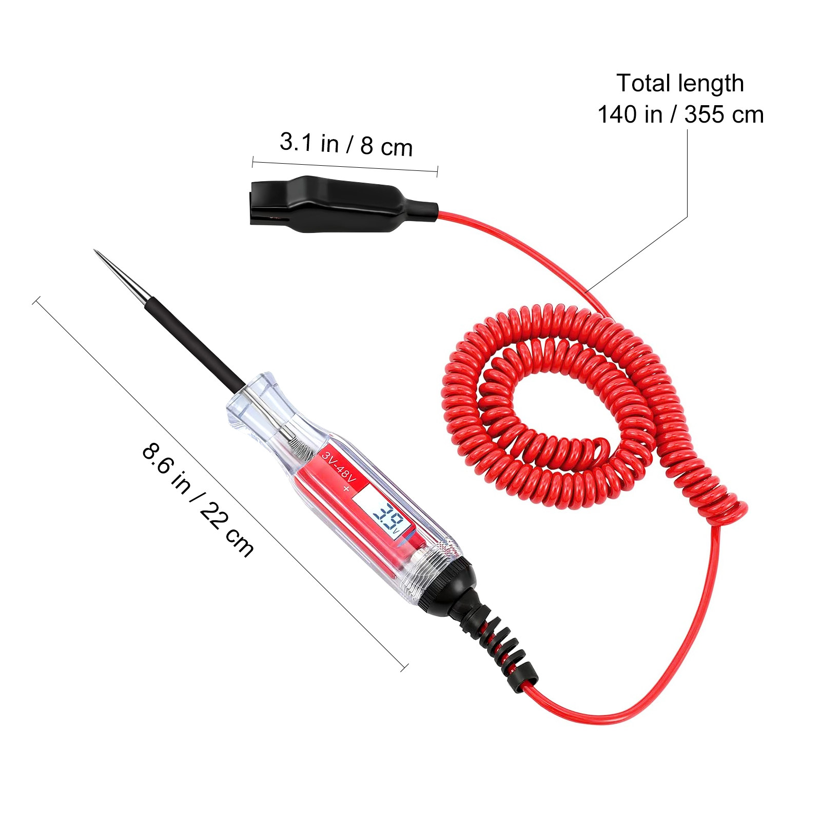 3-48V Digitale Auto Testpen Ci - Circuit Test Pencil recensie en prijs