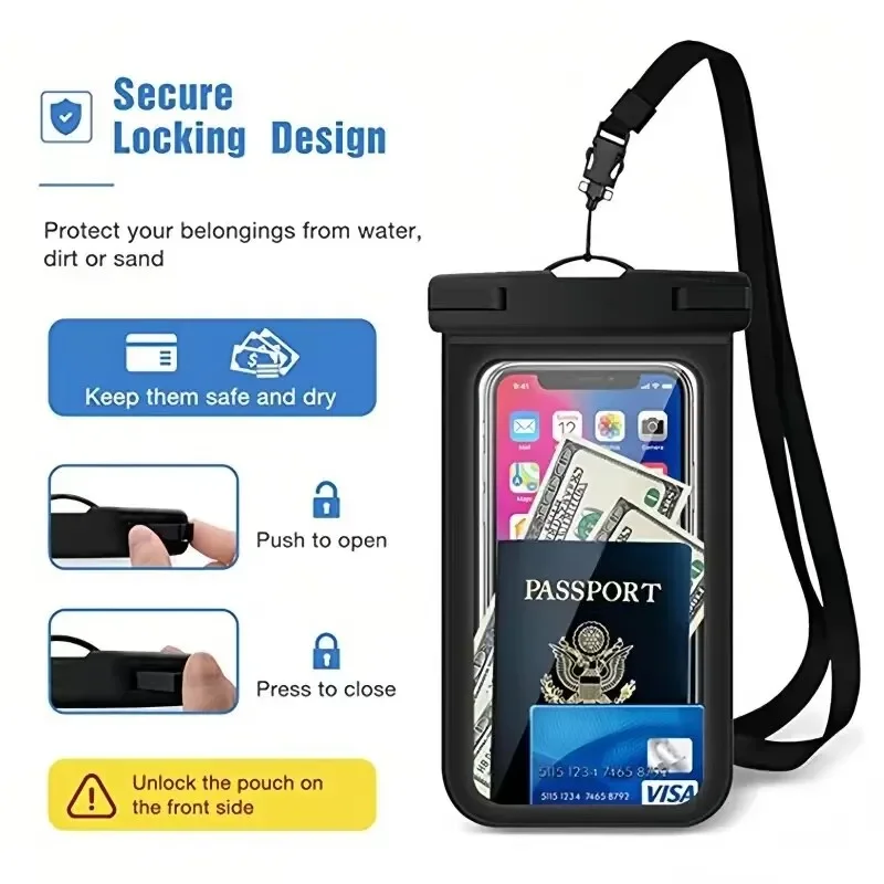 Waterdichte telefoonhoes met d - Digitizer Touch Screen recensie en prijs